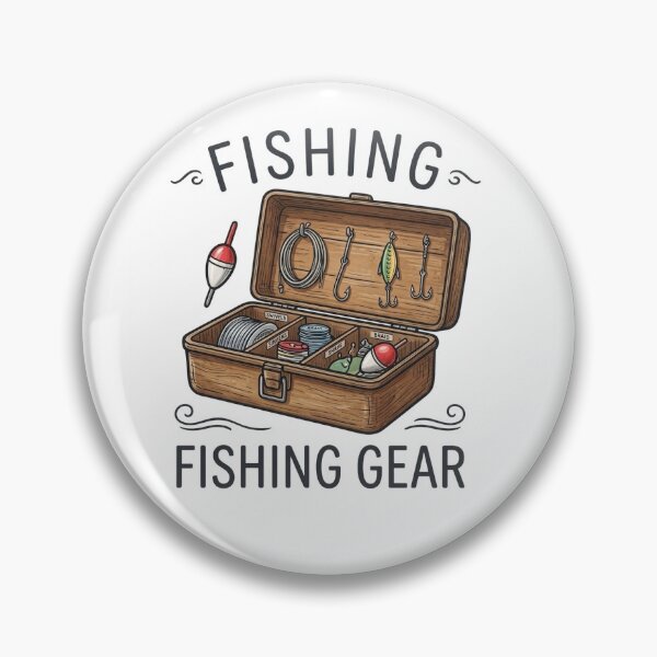 Item preview, Float / Bobber, Fishing Rod, Fishing Line, Spinning Reel, Baitcasting Reel, Fishing Reel, Hook, Bait / Lure, Sinkers, Cast, Bite, Catch, Angler, Tackle Box, Patience designed and sold by Sajad Sadiq.