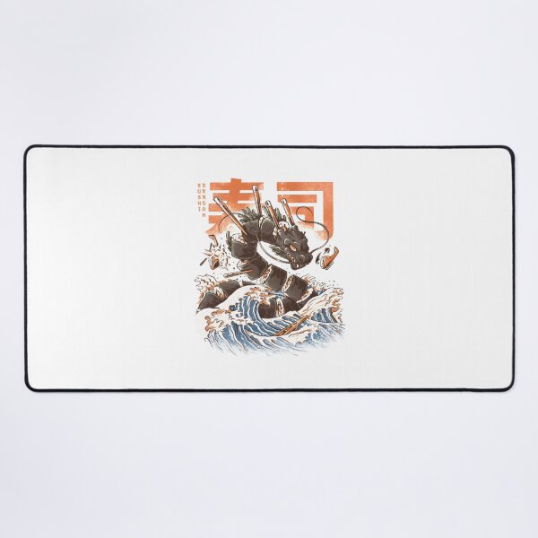 Item preview, Great Sushi Dragon Artistic Illustration Featuring Japanese Cuisine and Mythical Creature designed and sold by magc14789.