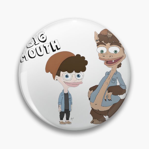Item preview, Customizable Big Mouth Inspired Characters Illustration designed and sold by h25082006.