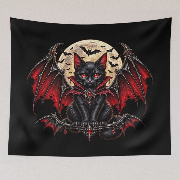 Item preview, Vampire Cat designed and sold by Jaenne.studio.