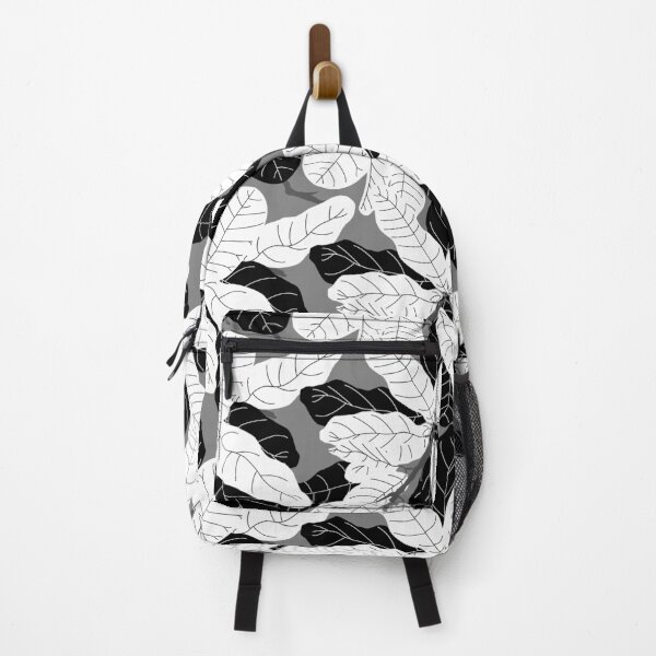Item preview, Tropicana Banana Leaves in Grayscale designed and sold by YesterdayColl.