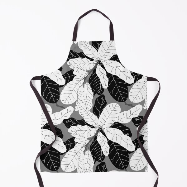 Item preview, Tropicana Banana Leaves in Grayscale designed and sold by YesterdayColl.