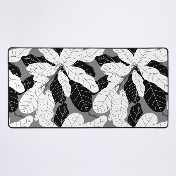 Item preview, Tropicana Banana Leaves in Grayscale designed and sold by YesterdayColl.