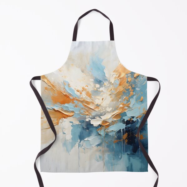 Item preview, Blue and Orange Abstract Impasto Painting designed and sold by GutyzDesignsES.