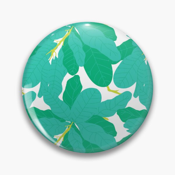 Item preview, Tropicana Banana Leaves in White + Jungle Green designed and sold by YesterdayColl.