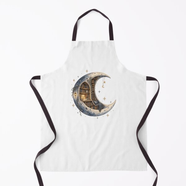 Item preview, Library Inside The Moon designed and sold by Inkworksbyshery.