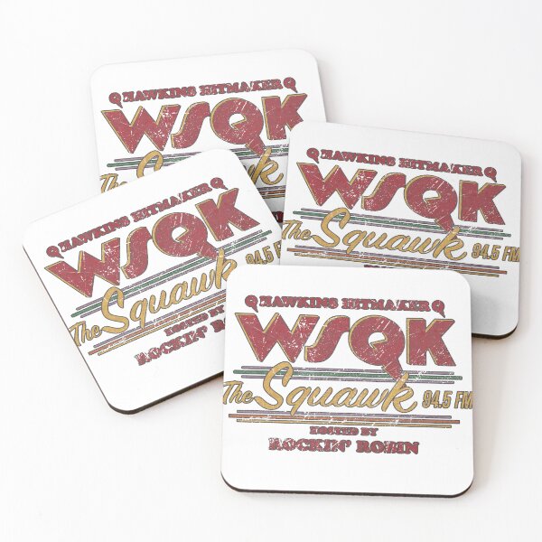 Item preview,  WSQK The Squawk Radio Hawkins designed and sold by TheStompMonkey.