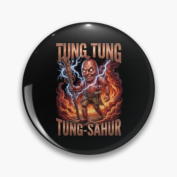 Item preview, Surreal Italian Brainrot Meme Tung Tung Tung Sahur designed and sold by MOONE FLOWER.