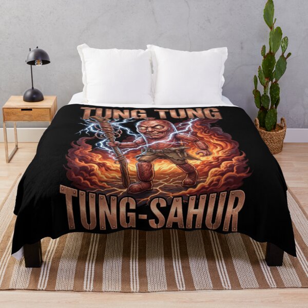 Aperçu de l'œuvre Brainrot italien surréaliste Meme Tung Tung Tung Sahur créée et vendue par MOONE FLOWER.