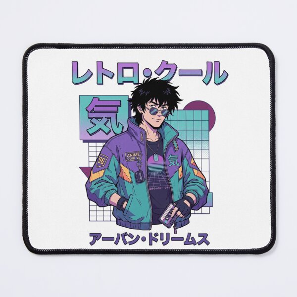 Item preview, 90s Retro Anime Boy Vaporwave Japanese Streetwear Art designed and sold by mood-draftsman.