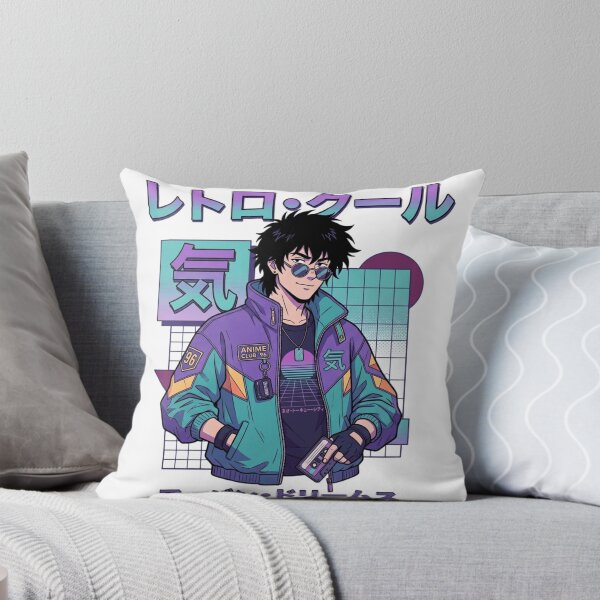 Item preview, 90s Retro Anime Boy Vaporwave Japanese Streetwear Art designed and sold by mood-draftsman.