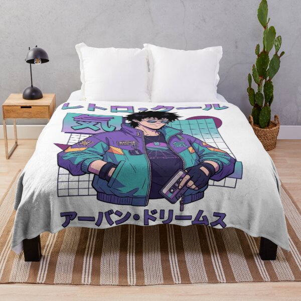 Item preview, 90s Retro Anime Boy Vaporwave Japanese Streetwear Art designed and sold by mood-draftsman.