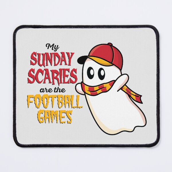 Item preview, Kansas City Halloween Football Ghost Sunday Scaries designed and sold by colormemaroon.