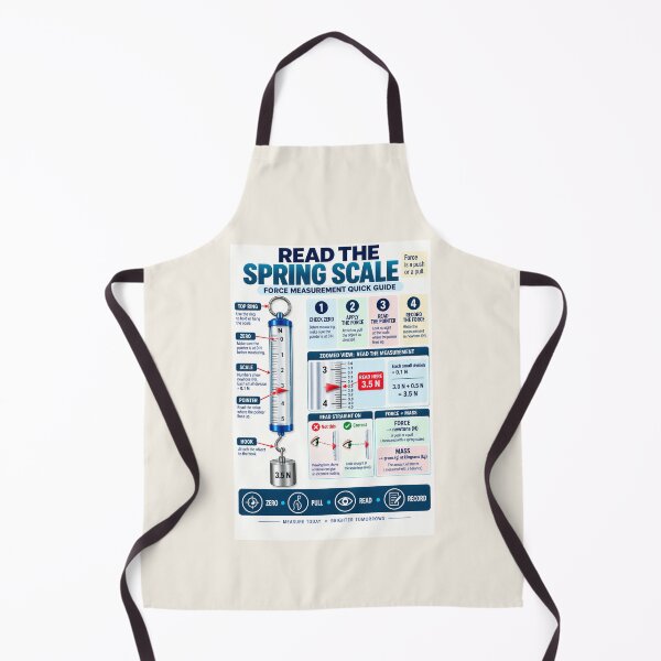 Item preview, Read the Spring Scale – Force Measurement Science Classroom Poster designed and sold by astersgraphics.
