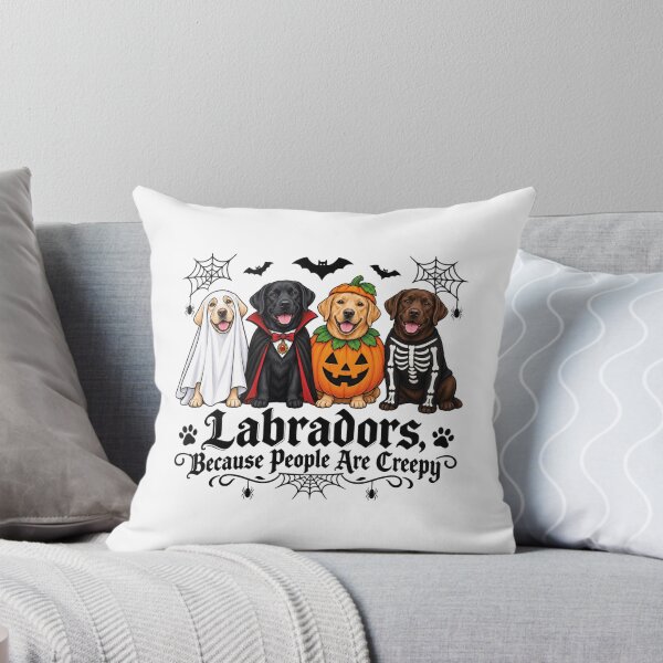 Item preview, Labradors Because People Are Creepy Halloween Dog Costume designed and sold by Whirx.