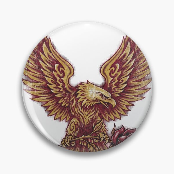 Item preview, Vintage Bootleg Eagle And Rose Retro Tattoo Americana Aesthetic designed and sold by MerchViz.