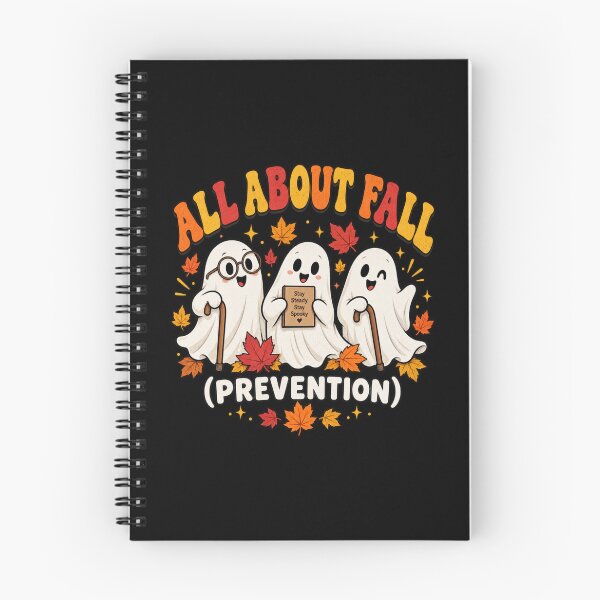 Item preview, All About Fall Prevention Funny Ghost Fall Halloween Season T-Shirt – Funny Halloween Gift, Ghost Graphic Tee designed and sold by Trendably.