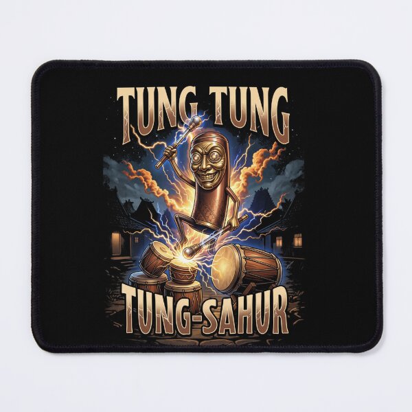 Item preview, Surreal Italian Brainrot Meme Tung Tung Tung Sahur designed and sold by MOONE FLOWER.