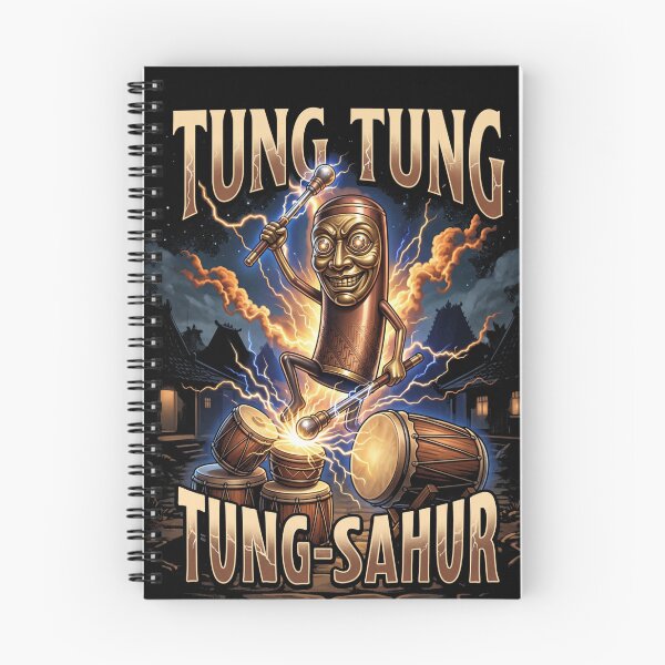 Item preview, Surreal Italian Brainrot Meme Tung Tung Tung Sahur designed and sold by MOONE FLOWER.