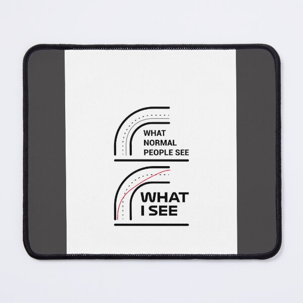 Item preview, What Normal People See vs What I See Visual Perspective Illustration designed and sold by emmajhyde.
