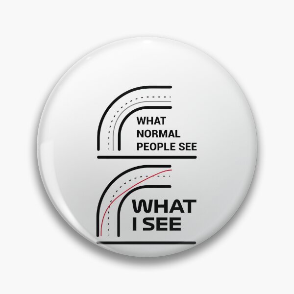 Item preview, What Normal People See vs What I See Visual Perspective Illustration designed and sold by emmajhyde.