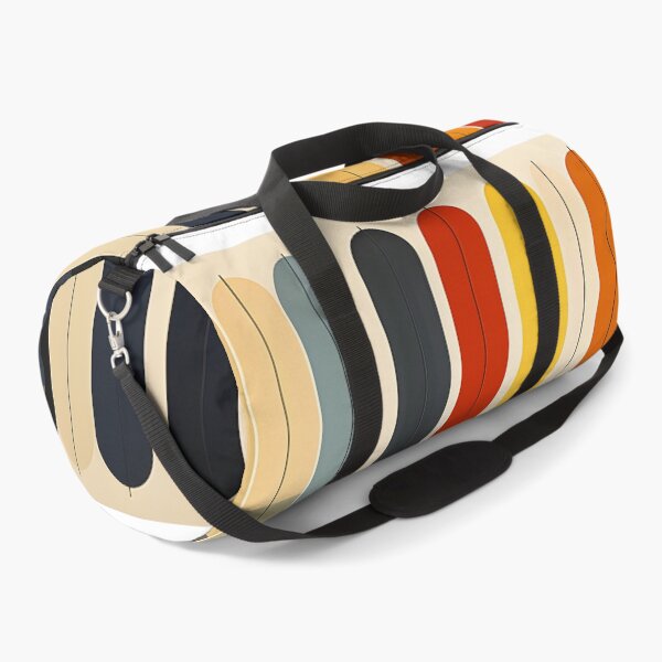 Item preview, Retro Geometric Vertical Stripes Mid Century Abstract Art designed and sold by GutyzDesignsES.