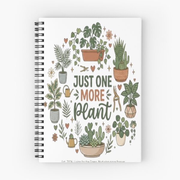 Item preview, Just One More Plant Funny Houseplant Lover Gardening Gift designed and sold by ArtsyElegance4U ⭐⭐⭐⭐⭐.