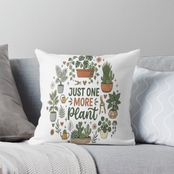 Item preview, Just One More Plant Funny Houseplant Lover Gardening Gift designed and sold by ArtsyElegance4U ⭐⭐⭐⭐⭐.