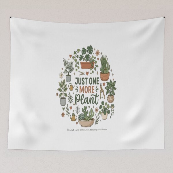 Item preview, Just One More Plant Funny Houseplant Lover Gardening Gift designed and sold by ArtsyElegance4U ⭐⭐⭐⭐⭐.