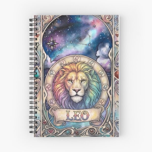 Item preview, Leo Zodiac Art Nouveau Tarot Card designed and sold by Esengaye.