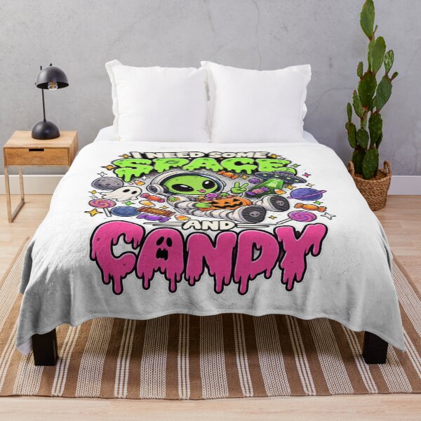 Item preview, I Need Some Space and Candy Funny Alien Halloween designed and sold by ABprintstudio.