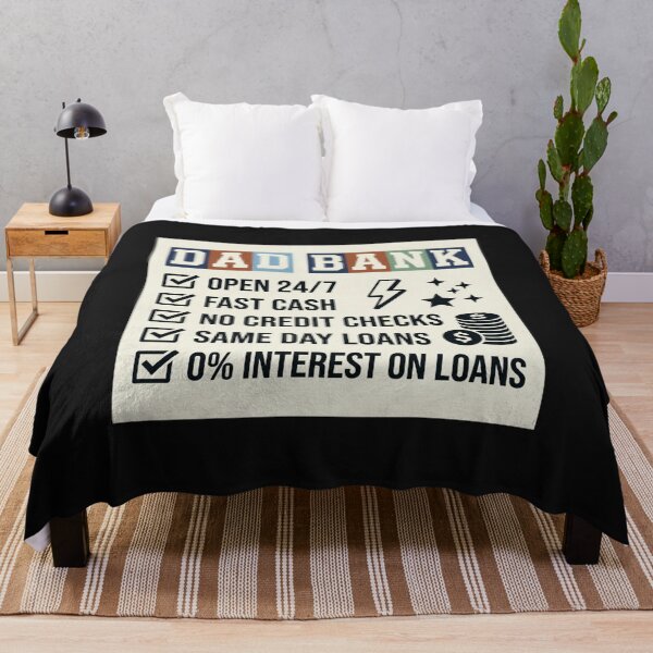 Item preview, Dad Bank Open 24 7 Fast Cash No Credit Checks Funny Dad Gift designed and sold by New Art.