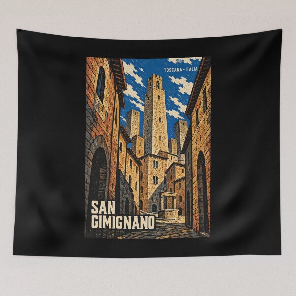 Item preview, San Gimignano - Toscana - Italia  designed and sold by GoodOldVintage.