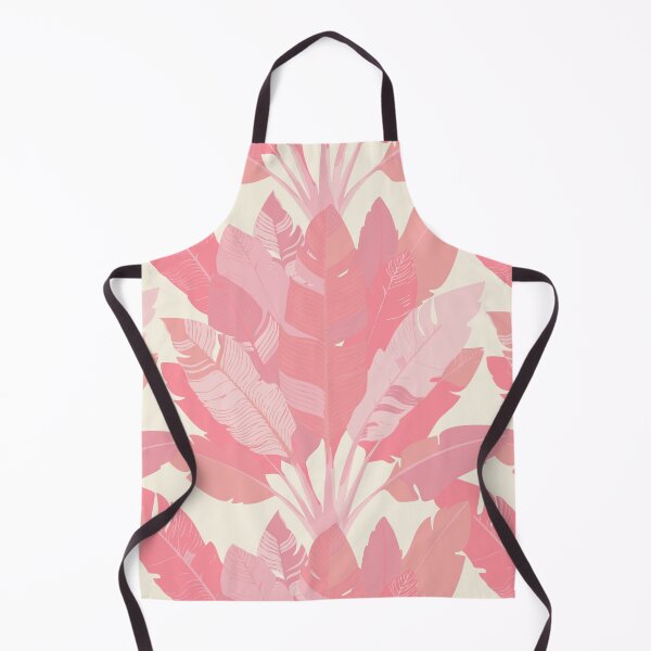 Item preview, Banana Leaf Bunches in Peach Pink + Cream designed and sold by YesterdayColl.