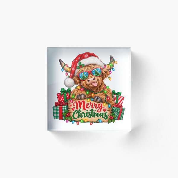 Aperçu de l'œuvre Vache de Noël créée et vendue par SaikoDesigns.
