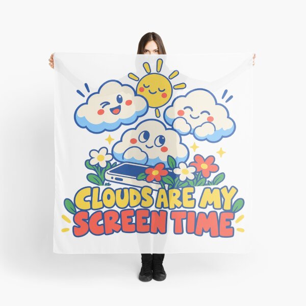 Item preview, Clouds Are My Screen Time designed and sold by ODDLUME CLUB.