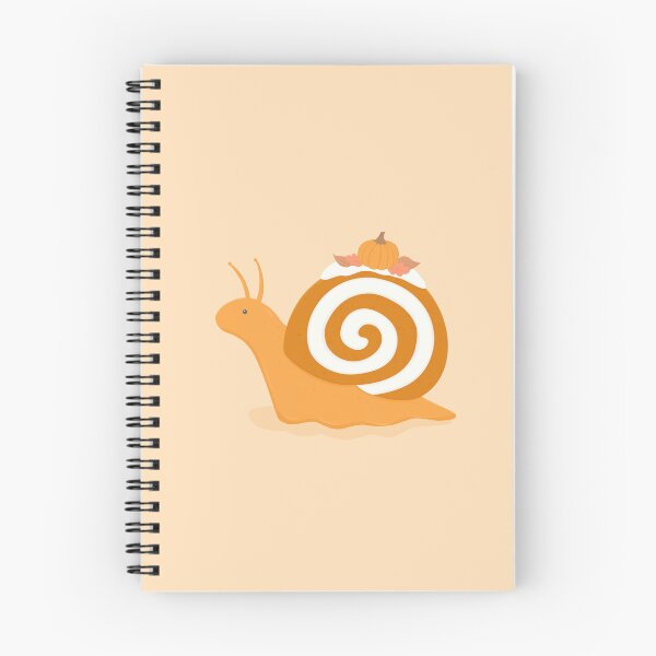 Item preview, Pumpkin Cake Roll Snail designed and sold by Meg's Sketchbook.