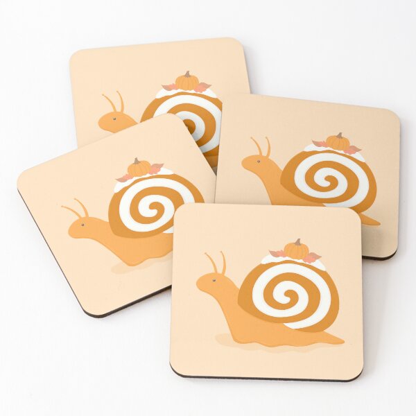 Item preview, Pumpkin Cake Roll Snail designed and sold by Meg's Sketchbook.