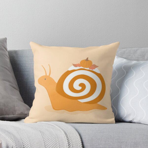 Item preview, Pumpkin Cake Roll Snail designed and sold by Meg's Sketchbook.
