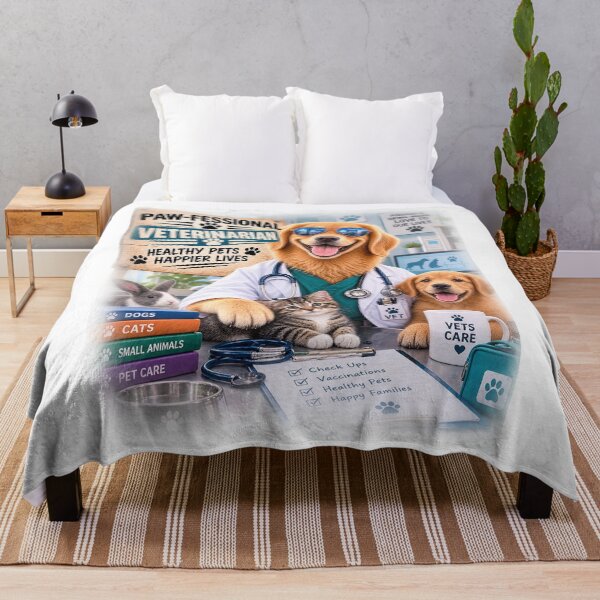 Item preview, Funny Dog Veterinarian – PAW-FESSIONAL Veterinary & Pet Lover Gift designed and sold by TeeVibeHaus.