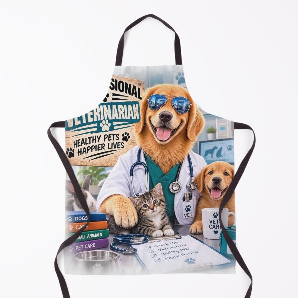 Item preview, Funny Dog Veterinarian – PAW-FESSIONAL Veterinary & Pet Lover Gift designed and sold by TeeVibeHaus.