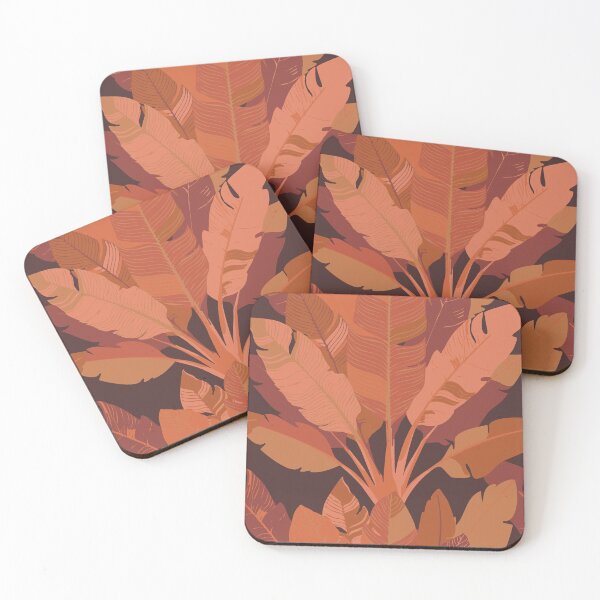 Item preview, Banana Leaf Bunches in Rut Orange + Brown designed and sold by YesterdayColl.