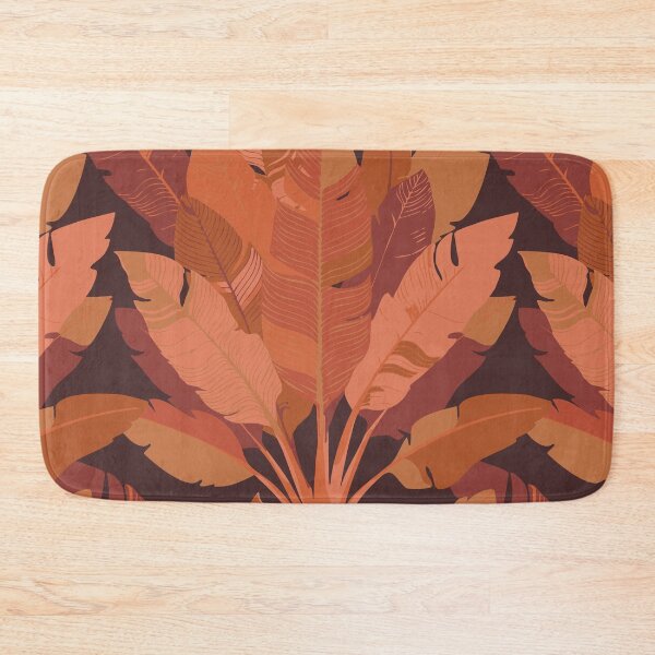 Item preview, Banana Leaf Bunches in Rut Orange + Brown designed and sold by YesterdayColl.