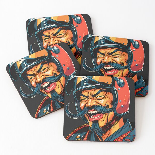 Item preview, Cool Biker Samurai designed and sold by Structure-Blue.