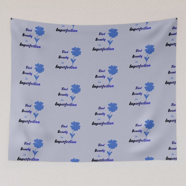 Item preview, Find Beauty In Imperfection - Blue Color designed and sold by Julia N.