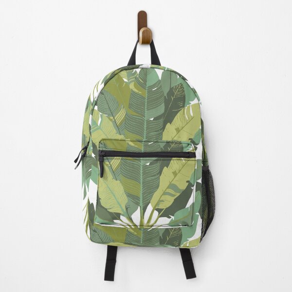 Item preview, Banana Leaf Bunches in Lime Green + White designed and sold by YesterdayColl.