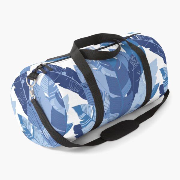 Item preview, Banana Leaf Bunches in Blue + White designed and sold by YesterdayColl.