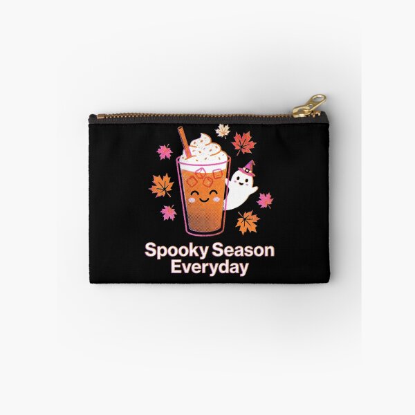 Item preview, Spooky Season Everyday Cute Iced Pumpkin Spice Latte Kawaii Ghost Shirt designed and sold by TeNovaStudio ⭐⭐⭐⭐⭐.