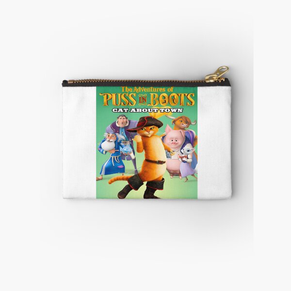 Item preview, The Adventures of Puss in Boots Characters Cast Season Illustration designed and sold by Pink Foxy.