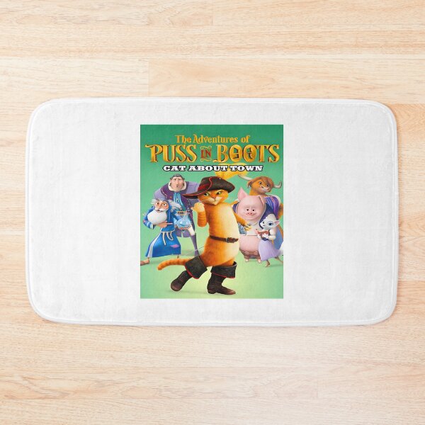 Item preview, The Adventures of Puss in Boots Characters Cast Season Illustration designed and sold by Pink Foxy.